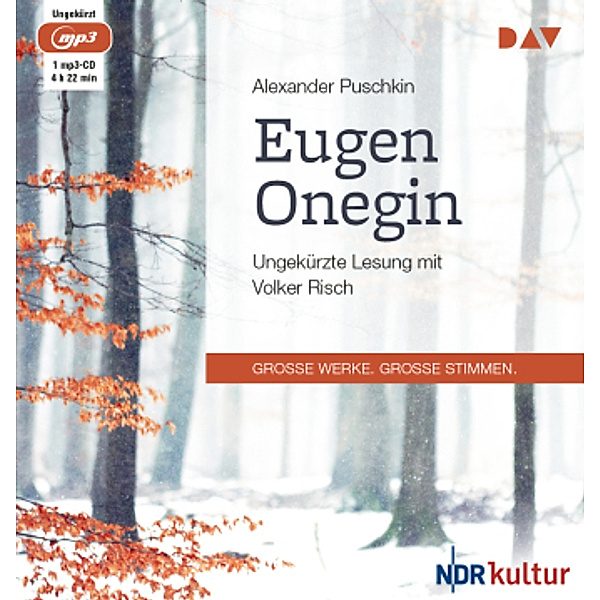 Eugen Onegin, 1 Audio-CD, 1 MP3, Alexander S. Puschkin