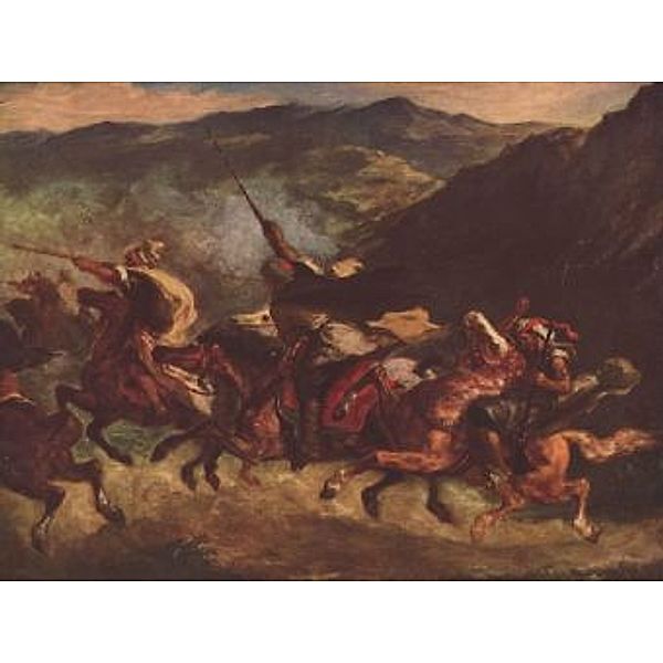 Eugène Ferdinand Victor Delacroix - Marokkanische Fantasia - 2.000 Teile (Puzzle)