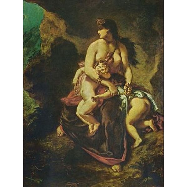 Eugène Ferdinand Victor Delacroix - Medea - 1.000 Teile (Puzzle)