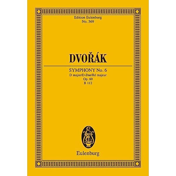 Eulenburg Studienpartituren / Sinfonie Nr. 6 D-Dur op.60 B 112, Partitur, Antonin Dvorak