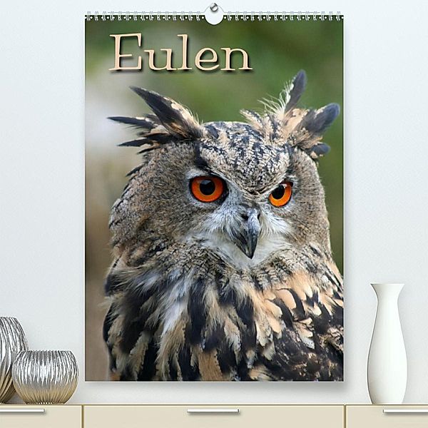 Eulen(Premium, hochwertiger DIN A2 Wandkalender 2020, Kunstdruck in Hochglanz), Pferdografen.de