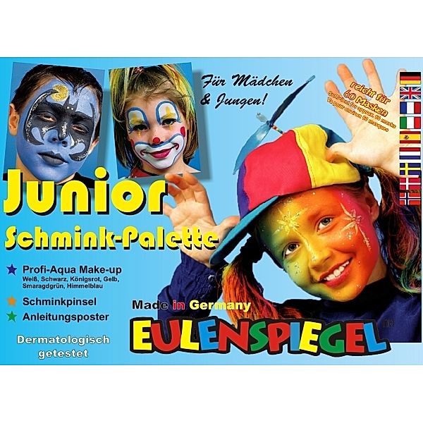 Eulenspiegel 206010 Junior-Schmink-Palette