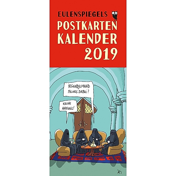 Eulenspiegels Postkartenkalender 2019, Rolf Lonkowski