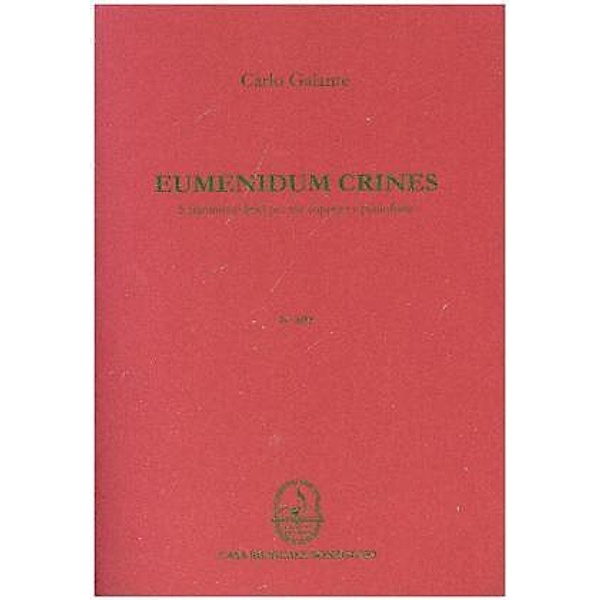 Eumenidum Crines, Soprano Saxophone and Piano, Carlo Galante