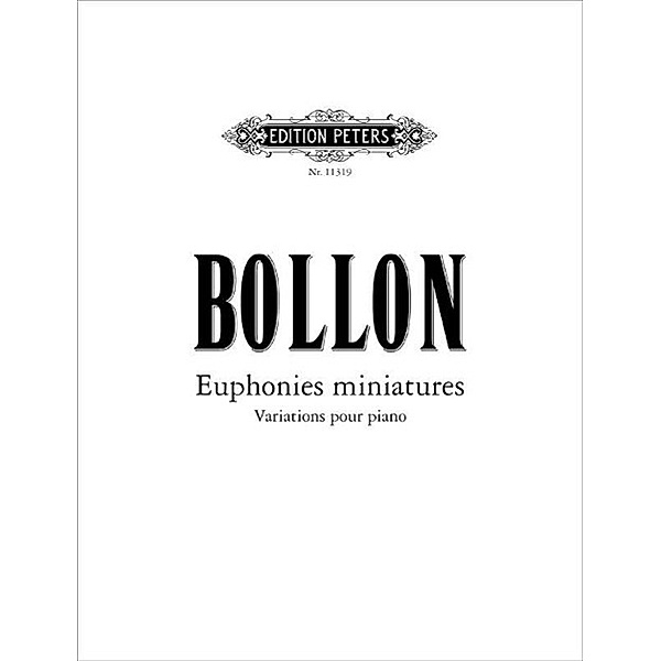 Euphonies miniatures, für Klavier, Fabrice Bollon