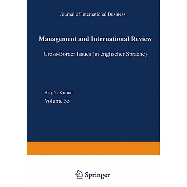 Euro-Asian Management and Business I / mir Special Issue