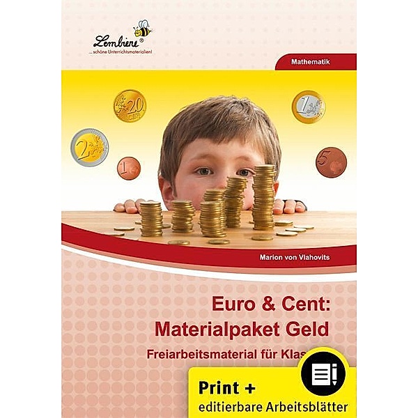 Euro & Cent - Materialpaket Geld, m. 1 CD-ROM, Marion von Vlahovits