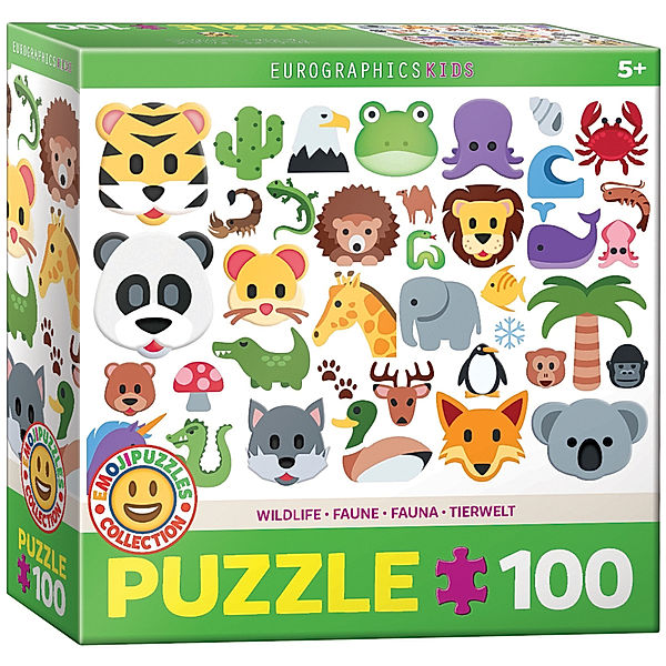 Eurographics Eurographics Kids - Emojipuzzle-Wildtiere (Puzzle)