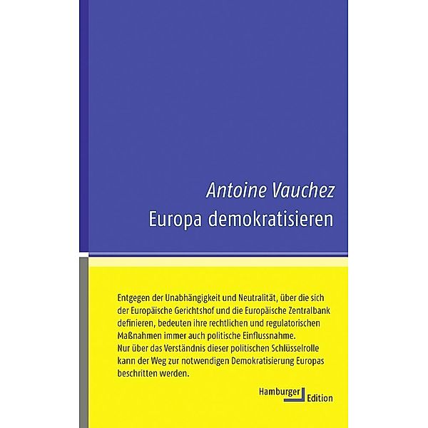 Europa demokratisieren, Antoine Vauchez