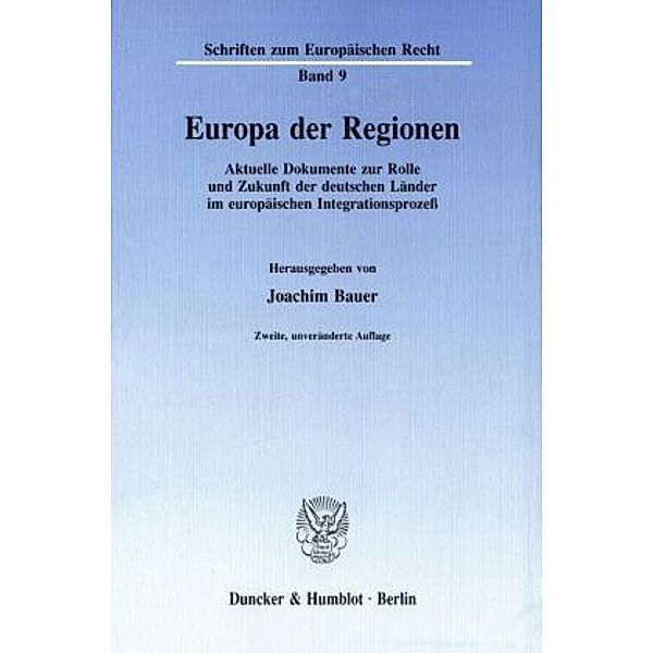 Europa der Regionen.