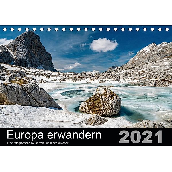 Europa erwandernAT-Version (Tischkalender 2021 DIN A5 quer), Johannes Aßlaber