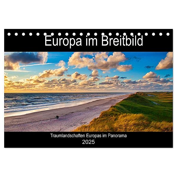 Europa im Breitbild (Tischkalender 2025 DIN A5 quer), CALVENDO Monatskalender, Calvendo, Clemens Stenner
