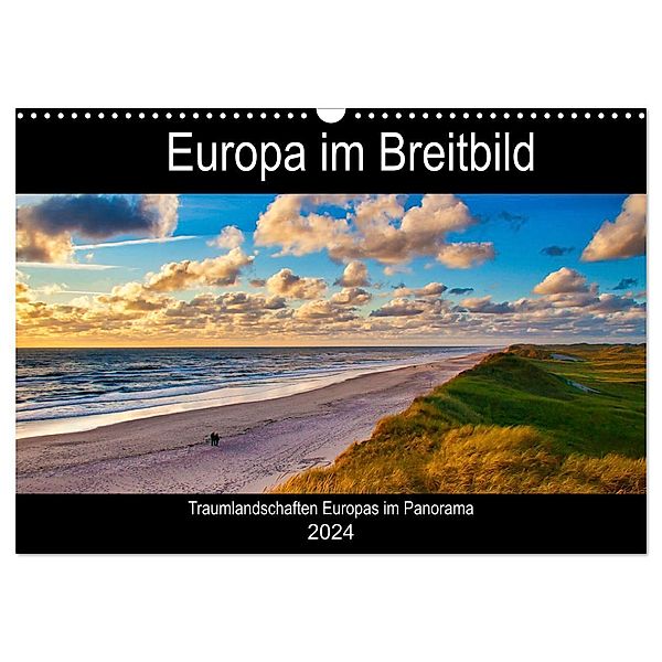 Europa im Breitbild (Wandkalender 2024 DIN A3 quer), CALVENDO Monatskalender, Clemens Stenner