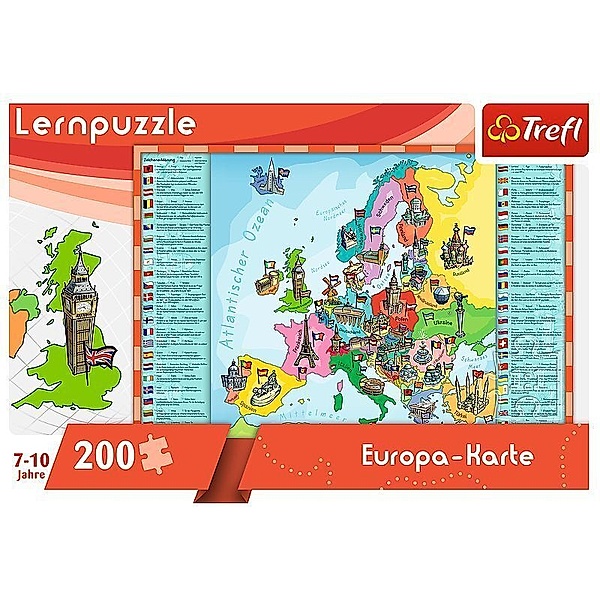 Trefl Europa-Karte (Kinderpuzzle)