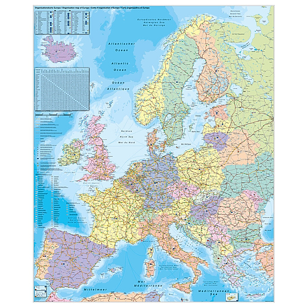Europa Organisationskarte, Heinrich Stiefel