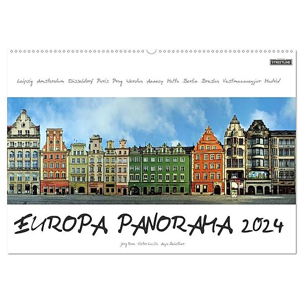 Europa Panorama 2024 (Wandkalender 2024 DIN A2 quer), CALVENDO Monatskalender, Jörg Rom