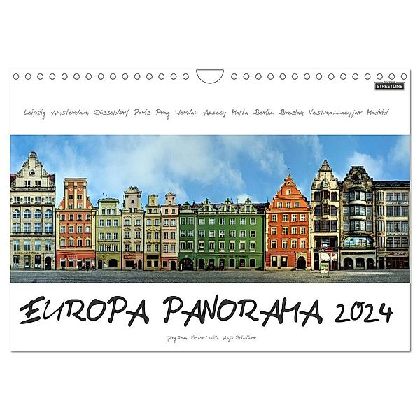 Europa Panorama 2024 (Wandkalender 2024 DIN A4 quer), CALVENDO Monatskalender, Jörg Rom