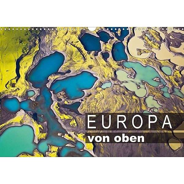 Europa von oben (Posterbuch DIN A4 quer)