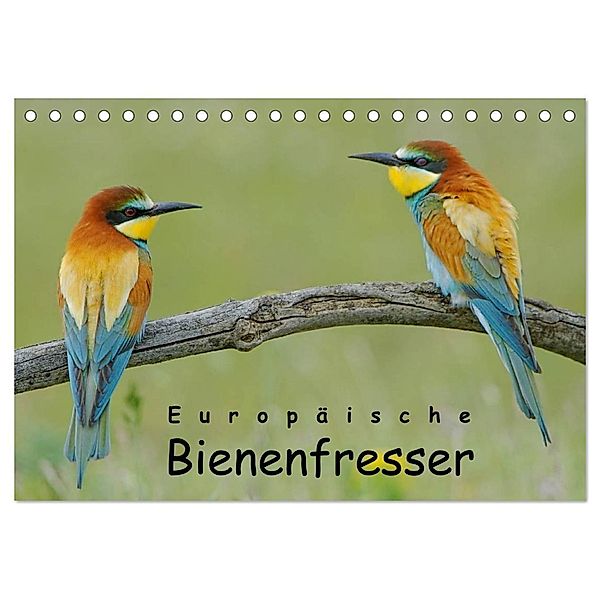 Europäische Bienenfresser (Tischkalender 2025 DIN A5 quer), CALVENDO Monatskalender, Calvendo, Gerald Wolf