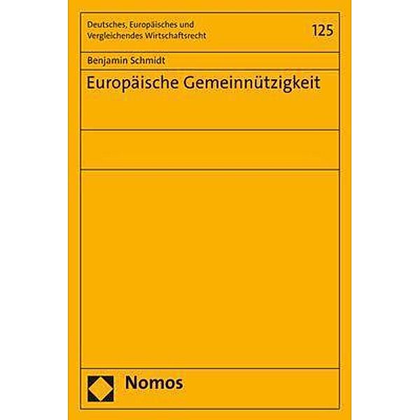 Europäische Gemeinnützigkeit, Benjamin Schmidt