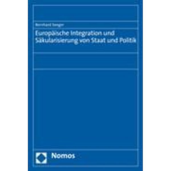 Europäische Integration und Säkularisierung von Staat und Politik, Bernhard Seeger