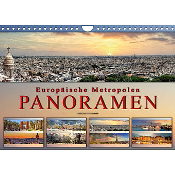 Europäische Metropolen - Panoramen (Wandkalender 2022 DIN A4 quer), Peter Roder