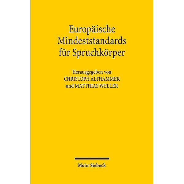 Europäische Mindeststandards für Spruchkörper