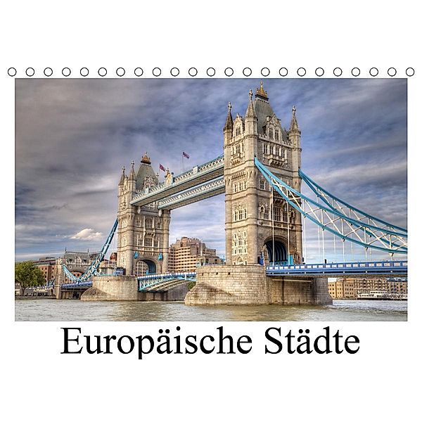 Europäische Städte (Tischkalender 2020 DIN A5 quer), TJPhotography