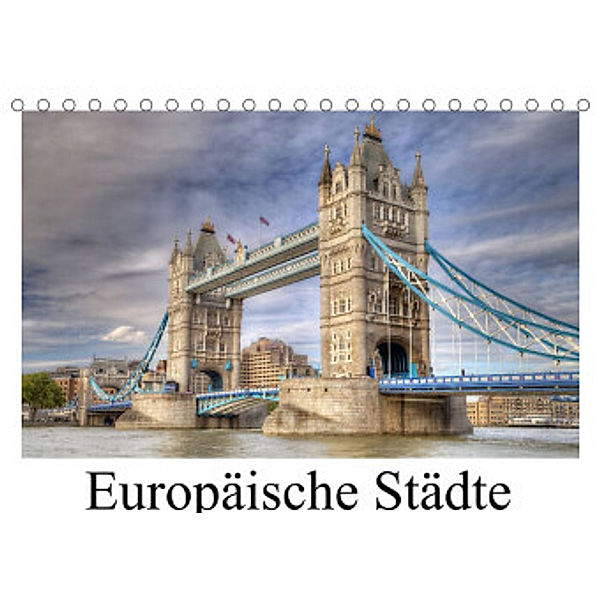 Europäische Städte (Tischkalender 2022 DIN A5 quer), TJPhotography
