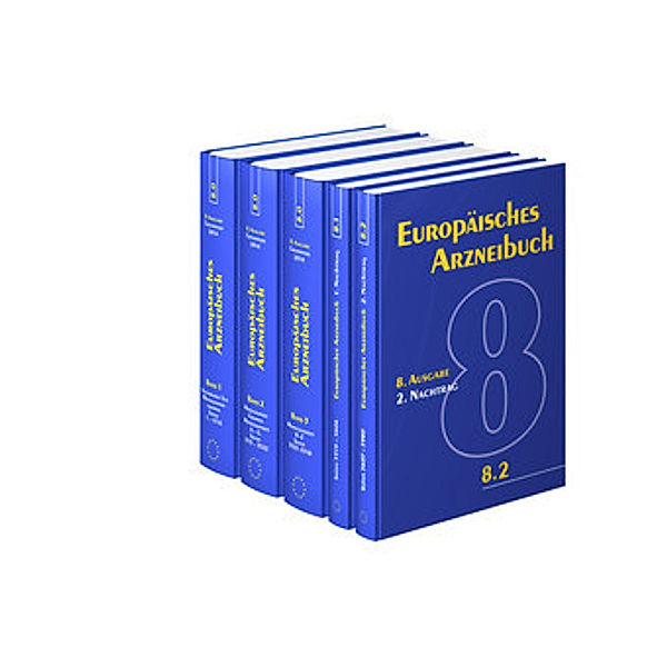 Europäisches Arzneibuch 8.0 - 8.2/4 Tle.