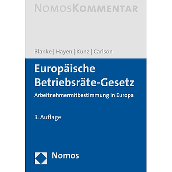 Europäisches Betriebsräte-Gesetz (EBRG), Kommentar, Thomas Blanke