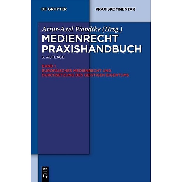 Europäisches Medienrecht und Durchsetzung des geistigen Eigentums / De Gruyter Praxishandbuch