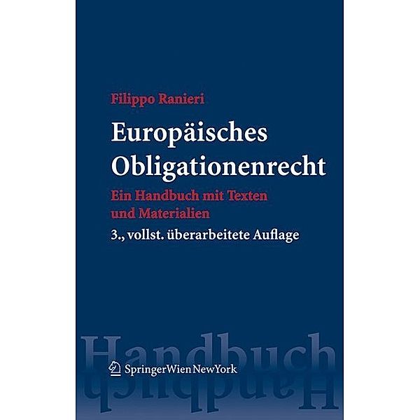 Europäisches Obligationenrecht, Filippo Ranieri