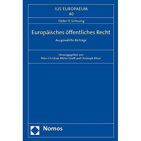 Europäisches öffentliches Recht, Dieter H. Scheuing