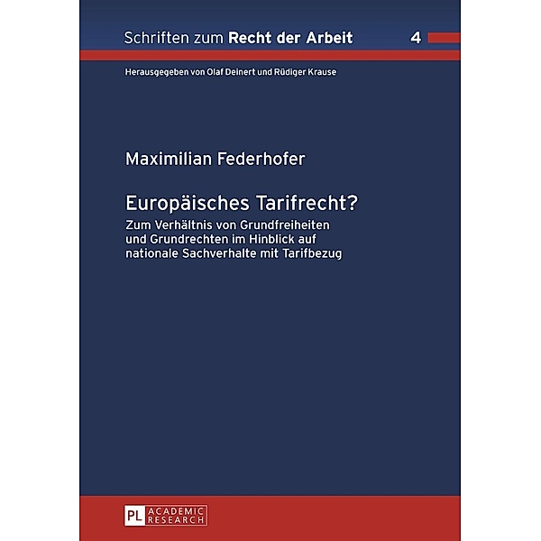 Europaeisches Tarifrecht?, Maximilian Federhofer