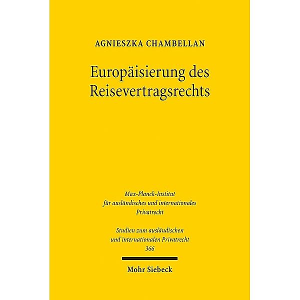 Europäisierung des Reisevertragsrechts, Agnieszka Chambellan