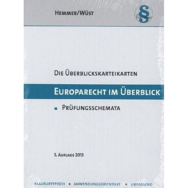 Europarecht und Völkerrecht im Überblick, Karl-Edmund Hemmer, Achim Wüst