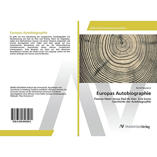 Europas Autobiographie, Bernd Neumann