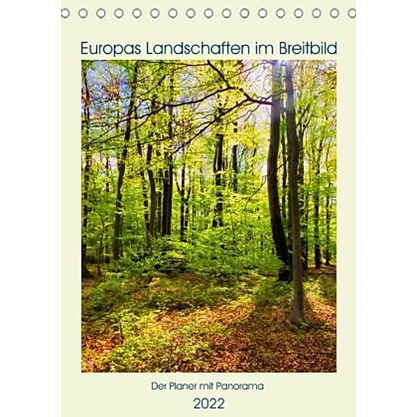 Europas Landschaften im Breitbild (Tischkalender 2022 DIN A5 hoch), Clemens Stenner