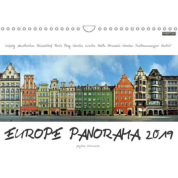 Europe Panorama 2019 / UK-Version (Wall Calendar 2019 DIN A4 Landscape), Jörg Rom