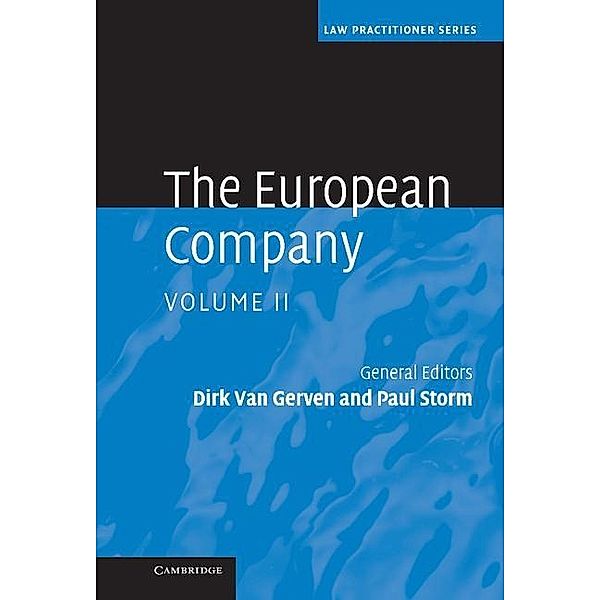 European Company: Volume 2 / Law Practitioner Series