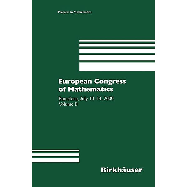 European Congress of Mathematics / Progress in Mathematics Bd.202