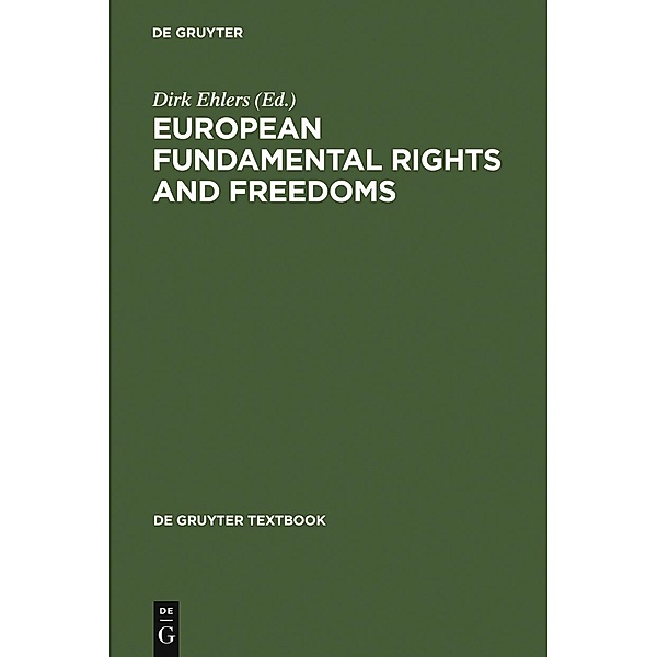 European Fundamental Rights and Freedoms / De Gruyter Textbook
