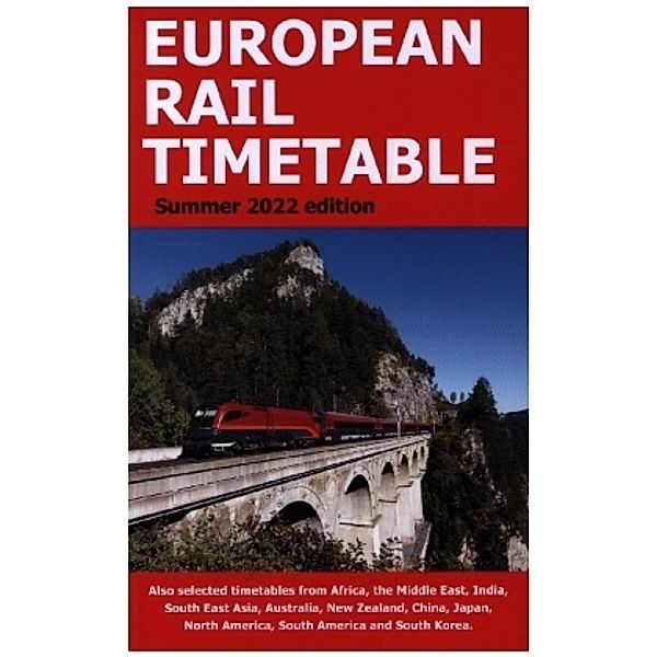 European Rail Timetable Summer 2022