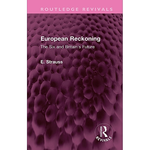 European Reckoning, E. Strauss