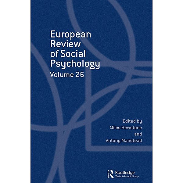 European Review of Social Psychology: Volume 26