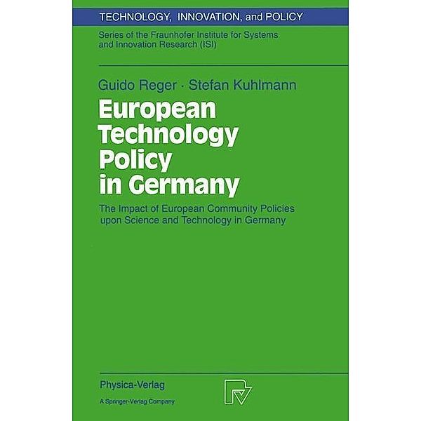 European Technology Policy in Germany, Guido Reger, Stefan Kuhlmann