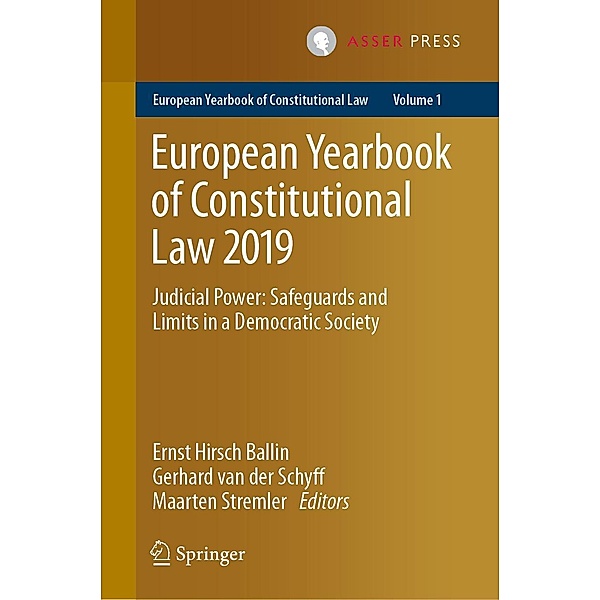 European Yearbook of Constitutional Law 2019 / European Yearbook of Constitutional Law Bd.1