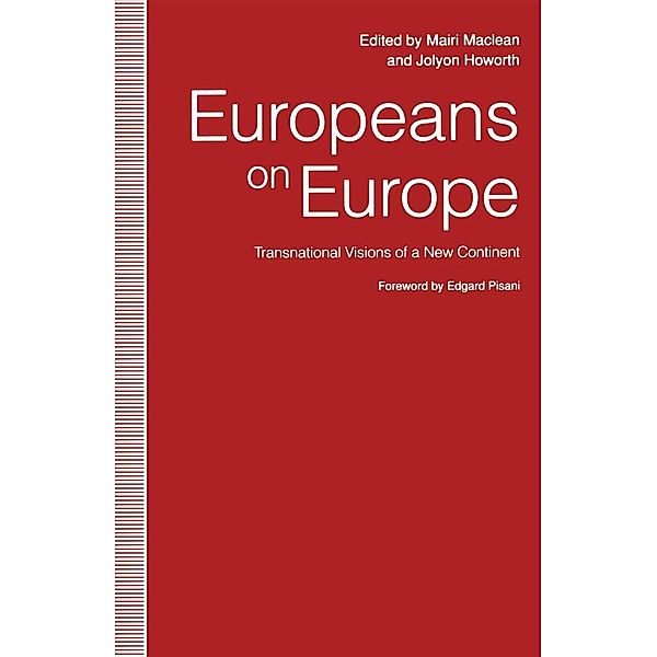 Europeans on Europe, Jolyon Howorth