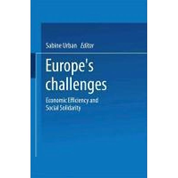Europe's Challenges, Hanns Abele
